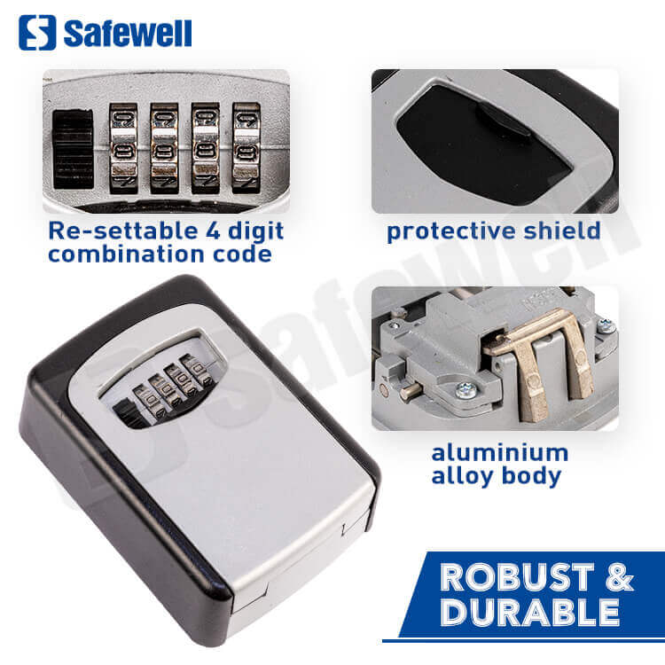 combination lock storage box 1