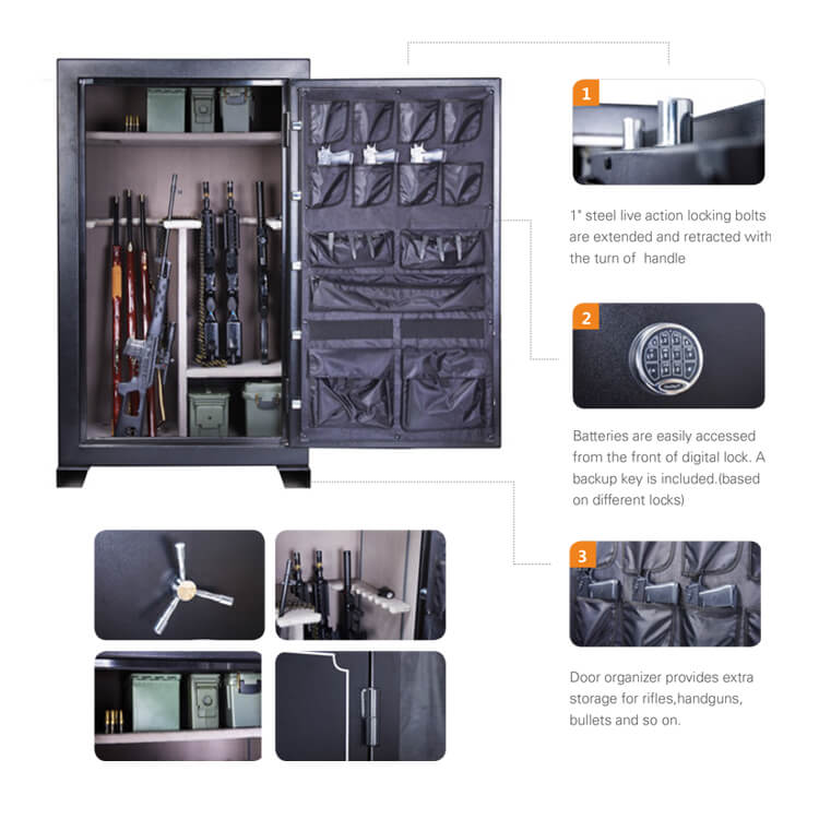 stack on fireproof gun safe