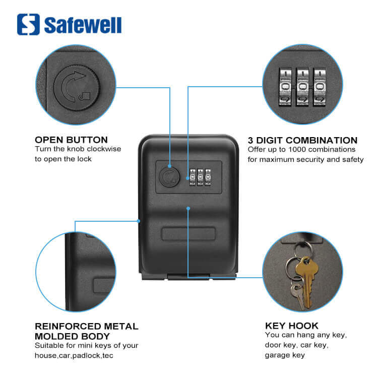 storage box with lock and key