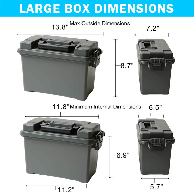 Ammo 30/50 Safewell Plastic Ammo Box OEM Custommade Factory Price