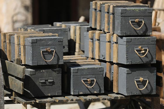 black Ammunition Box
