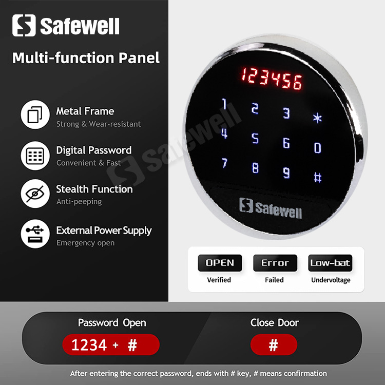 electronic safe safe deposit box