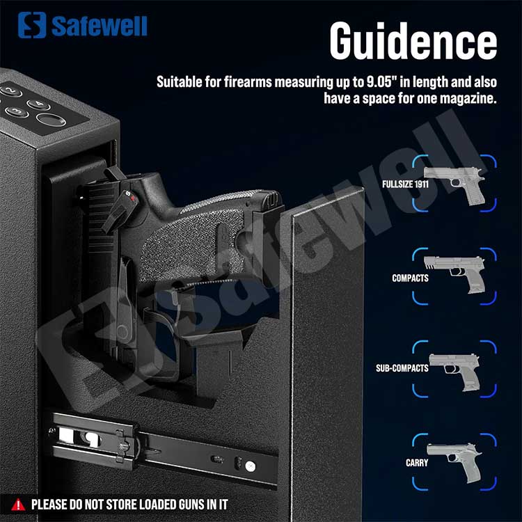 bedroom gun safes