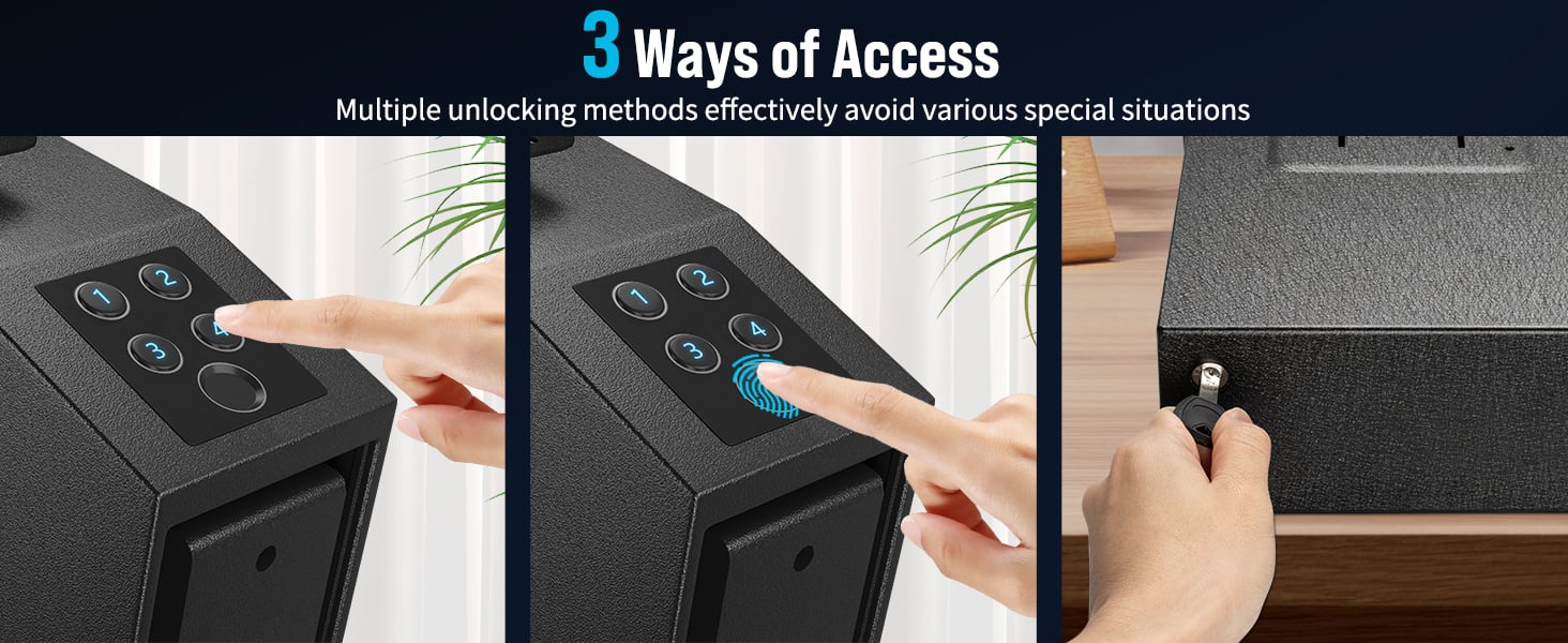 biometric handgun safes